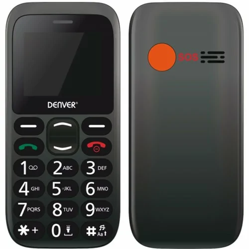 Denver BAS-18300M teléfono móvil 4,5 cm (1.77") 70 g Negro