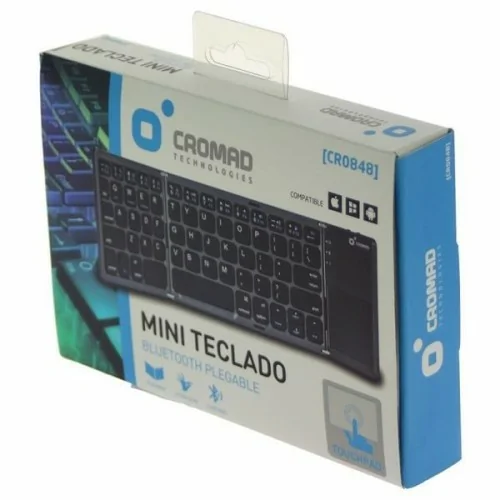 Mini Teclado Cromad Bluetooth con Touchpad Plegable