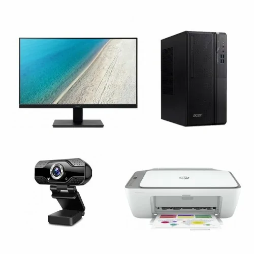 Pack Torre Sobre Mesa Acer + Monitor Acer + Webcam Pro Stima +