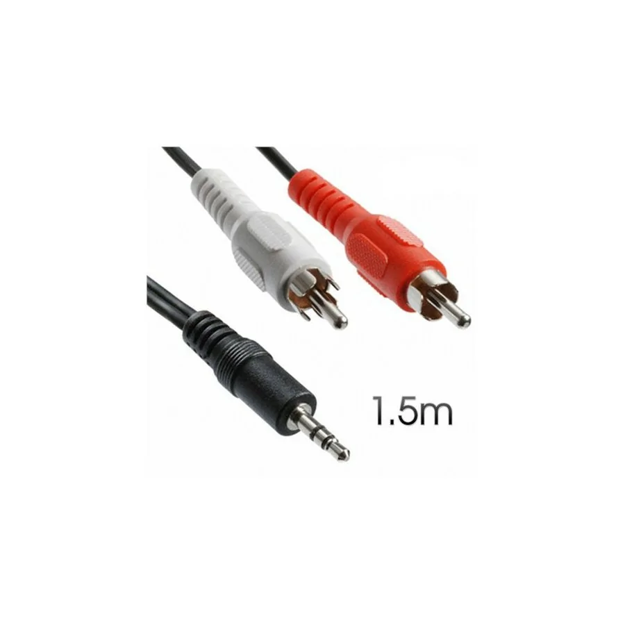 Cable Cromad CR0415 Mini Jack 3.5-RCA Audio/1.5M