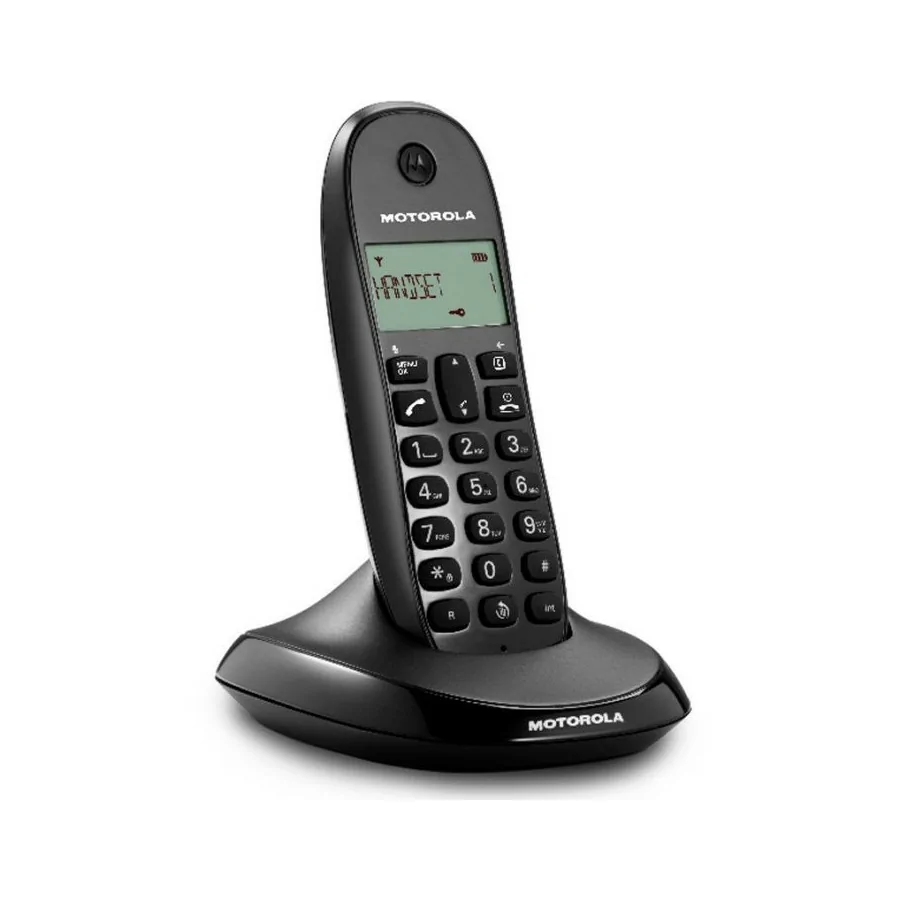 Teléfono Motorola C1001L Negro