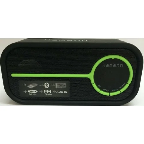 Altavoz Hamann SPK-9089BY 25W Bluetooth, FM, USB y SD de Colores