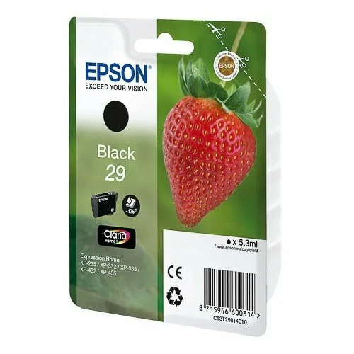 Epson Strawberry 29 K cartucho de tinta 1 pieza(s) Original