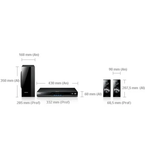 Samsung HT-D5200 sistema de cine en casa 2.1 canales 500 W 3D