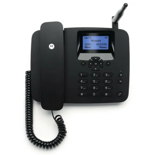 Motorola FW200L Teléfono DECT Identificador de llamadas Negro