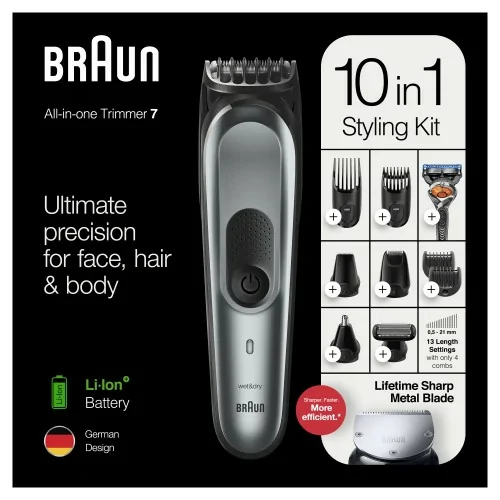 Braun 81705167 cortadora de pelo y maquinilla Gris
