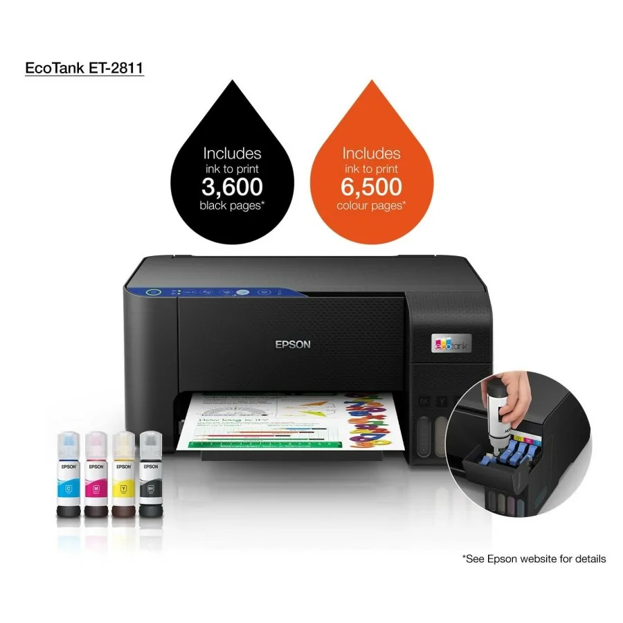 Epson EcoTank ET-2811 impresora de inyección de tinta all-in-one