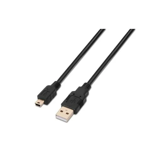 AISENS A101-0024 cable USB 1 m USB 2.0 USB A Mini-USB B Negro