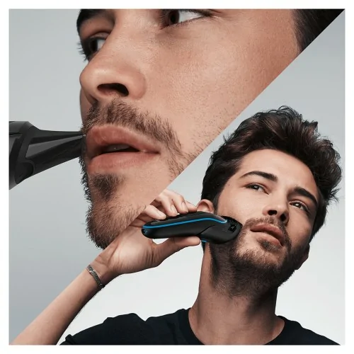 Braun 81705164 cortadora de pelo y maquinilla Negro, Azul