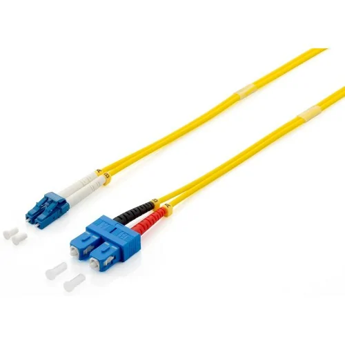 Equip 254331 cable de fibra optica 1 m LC SC OS2 Amarillo
