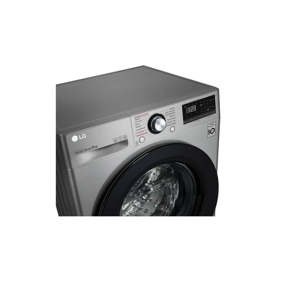 LG F4WV3008S6S lavadora Carga frontal kg 1400 RPM C Acero inoxidable