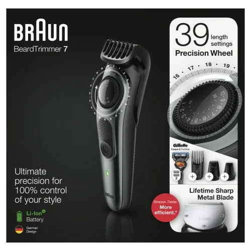 Braun 81704980 depiladora para la barba Negro, Gris
