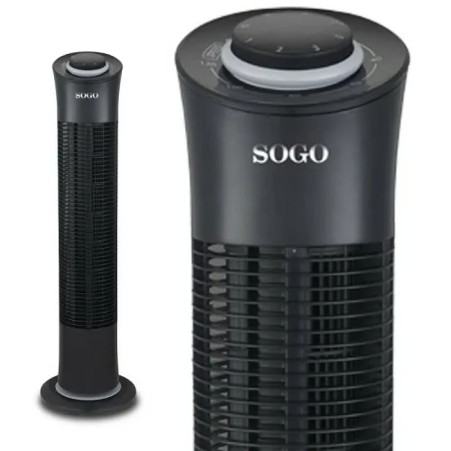 Ventilador de Torre Sogo 45w/3 Velocidades Negro