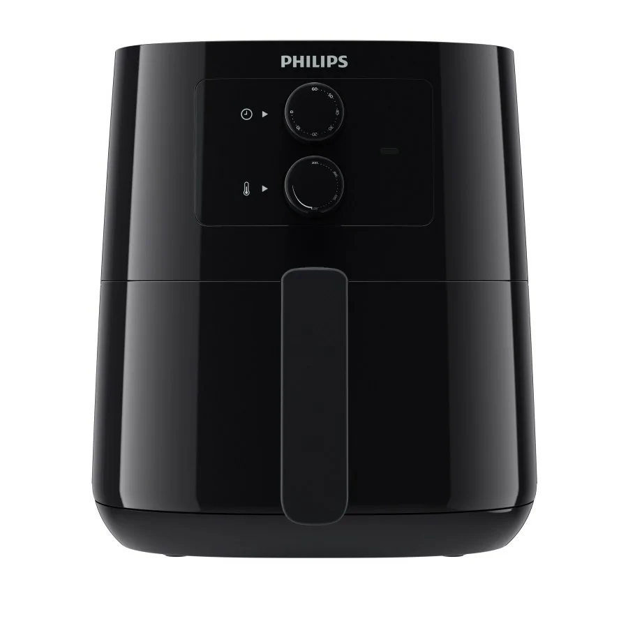 Philips Essential Airfryer negra de 0,8 kg y 4,1 l con