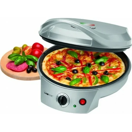 Pizzera Clatronic PM 3622, termostato, antiadherente y 1800w