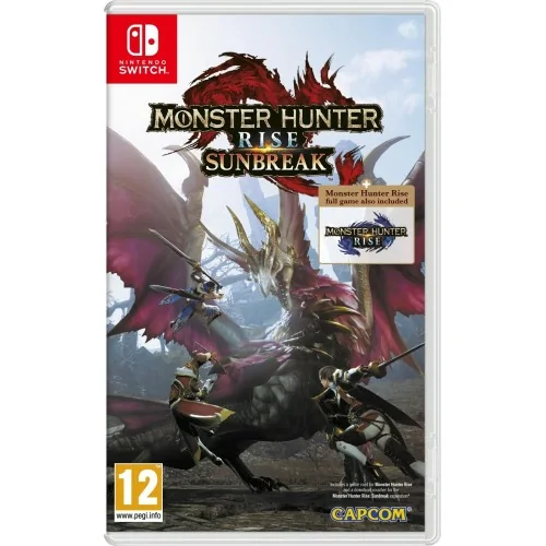 Nintendo Monster Hunter Rise + Sunbreak Estándar+DLC Chino simplificado, Chino tradicional, Alemán, Inglés, Español, Francés,