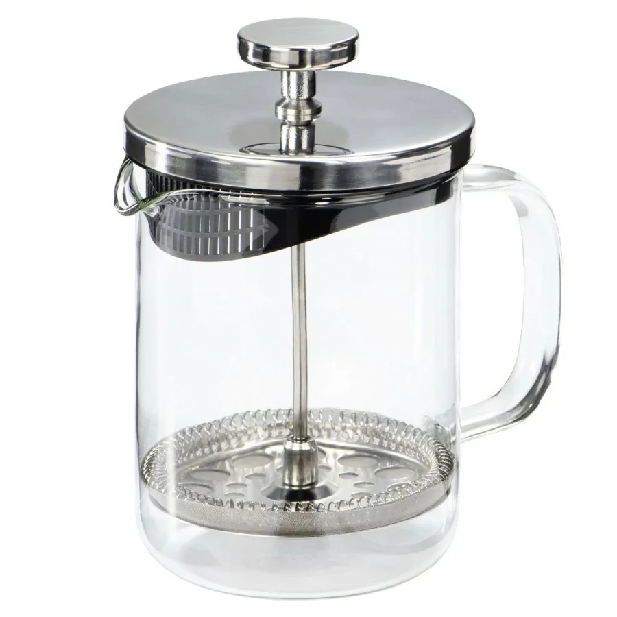 Hama 00111245 cafetera manual Acero inoxidable, Transparente