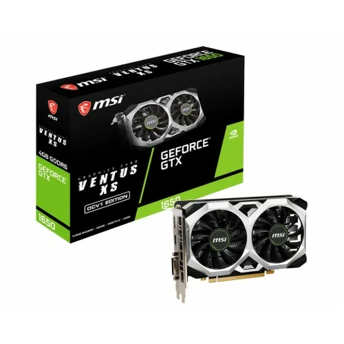 MSI GTX 1650 D6 VENTUS XS OCV1 tarjeta gráfica NVIDIA GeForce