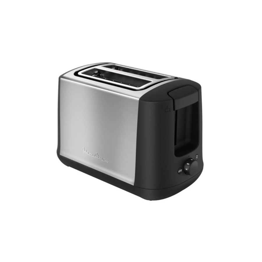 Moulinex LT340811 tostadora 2 rebanada(s) Negro, Acero