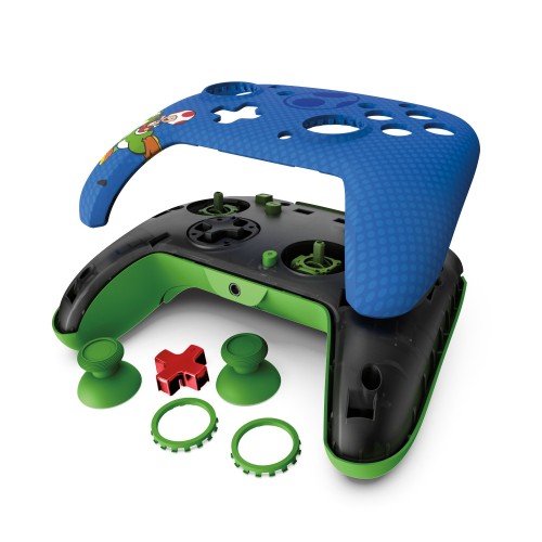 PDP REMATCH: Yoshi & Toad Azul USB Gamepad Analógico/Digital