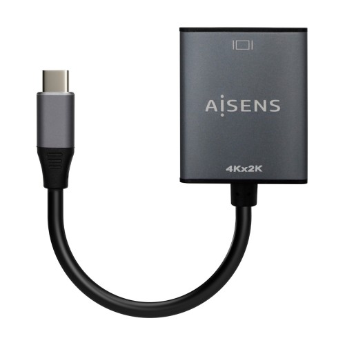 AISENS Conversor Aluminio USB-C A HDMI 4K@30Hz, USB-C/M-HDMI/H