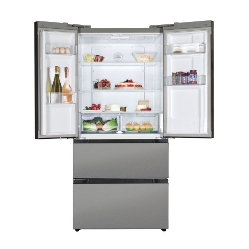 Hoover H-FRIDGE 700 MAXI HSF818FX nevera puerta lado a lado Independiente 436 L F Acero inoxidable