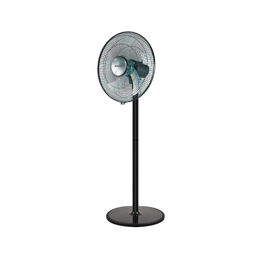 VENTILADOR DE PIE SOGO SS-21245 /16"/50W/NEGRO