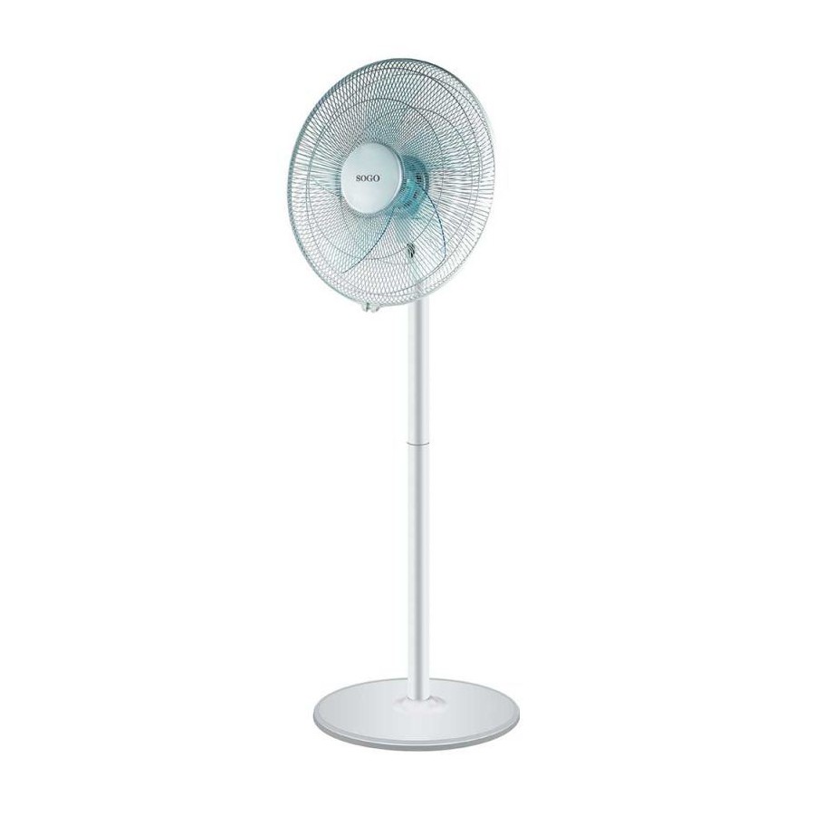 VENTILADOR DE PIE SOGO SS-21245-W /16"/50W/BLANCO