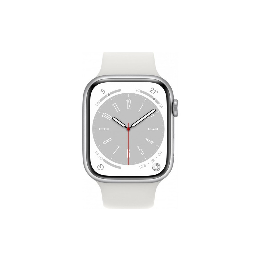 APPLE WATCH S8 45MM GPS MP6N3TY/A SIL ALU WHITE