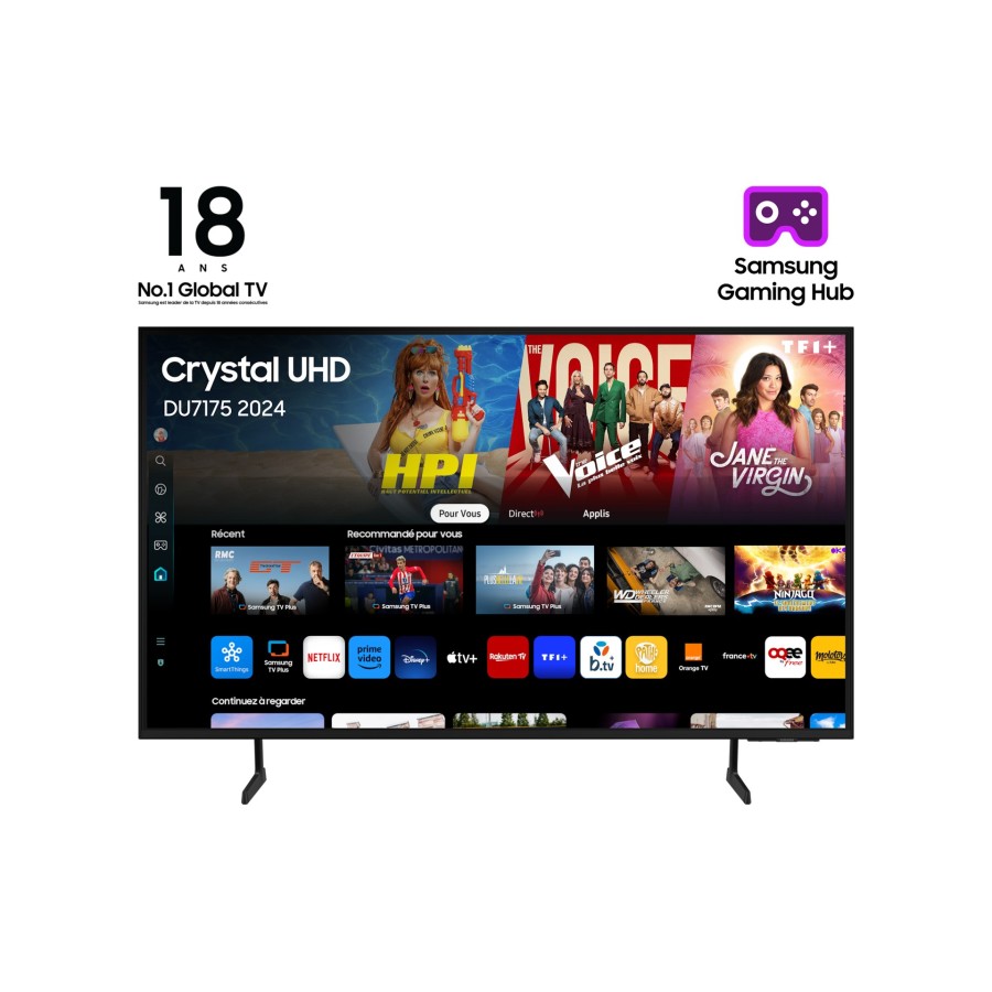 Samsung TU50DU7175U 127 cm (50") 4K Ultra HD Smart TV Wifi Negro