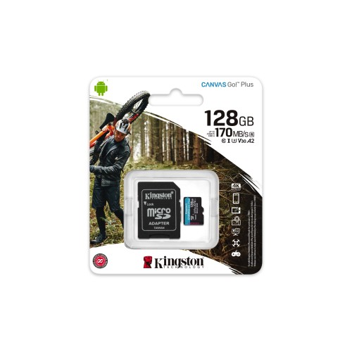 Kingston Technology Canvas Go! Plus 128 GB MicroSD UHS-I Clase