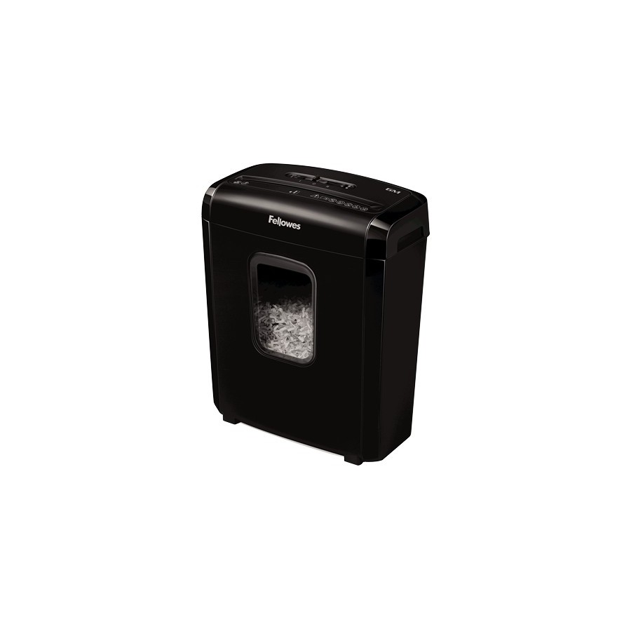 Fellowes Powershred 6M triturador de papel Microcorte Negro