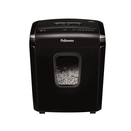 Fellowes Powershred 6M triturador de papel Microcorte Negro