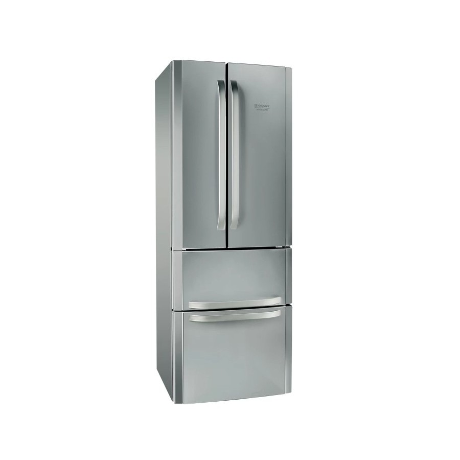 Hotpoint E4D XC1 nevera puerta lado a lado Independiente 452 L F Acero inoxidable