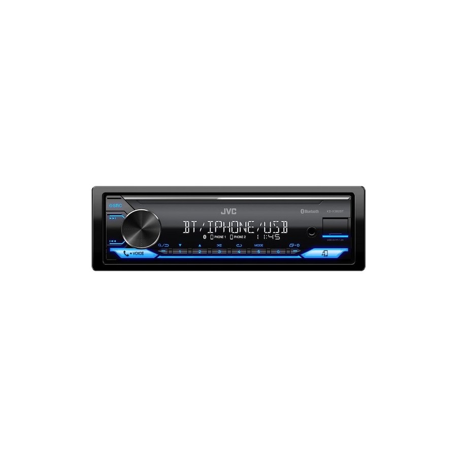 RADIO COCHE JVC KDX382BT BT USB 4x50W