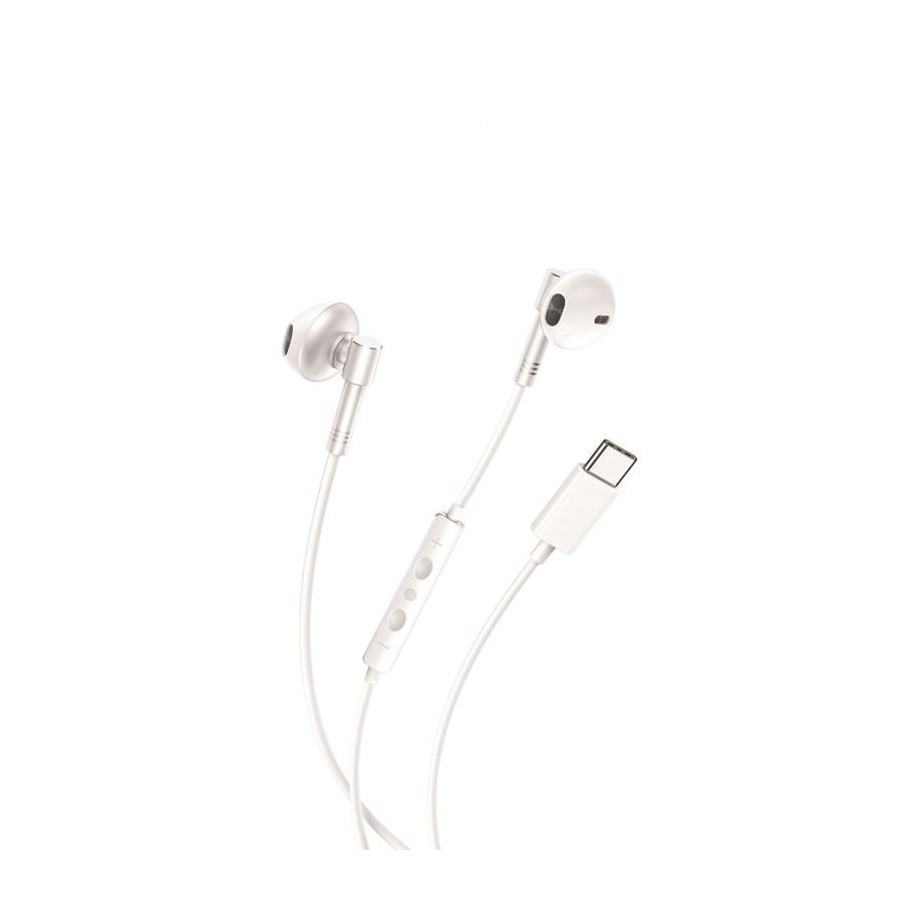 AURICULARES XO EP60 TIPO-C BLANCO