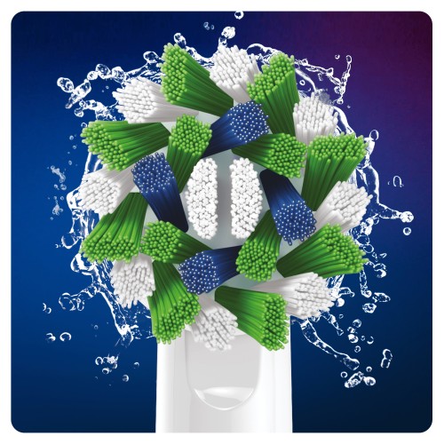 Oral-B CrossAction 80339345 cepillo de cabello 6 pieza(s) Azul, Verde, Blanco Oral-B CrossAction 80339345 cepillo de cabello 6 pieza(s) Azul, Verde, Blanco