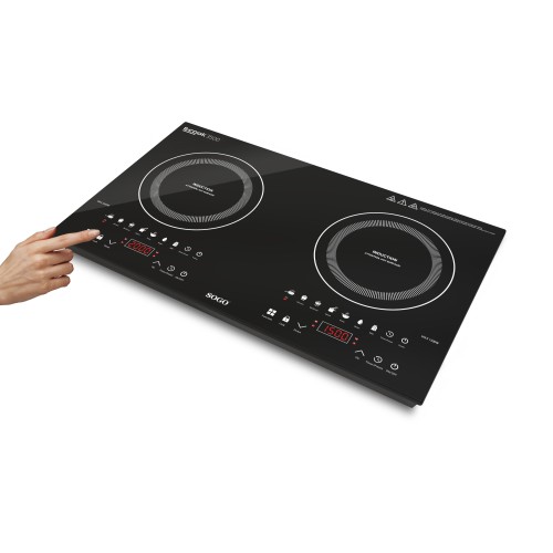 Sogo COC-SS-10247 hobs Negro Encimera 66 cm Con placa de inducción 2 zona(s) Sogo COC-SS-10247 hobs Negro Encimera 66 cm Con placa de inducción 2 zona(s)