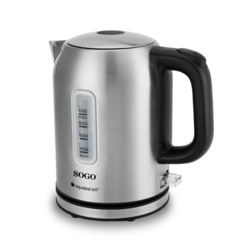 Sogo KET-SS-7780 tetera eléctrica 1 L 2200 W Acero inoxidable
