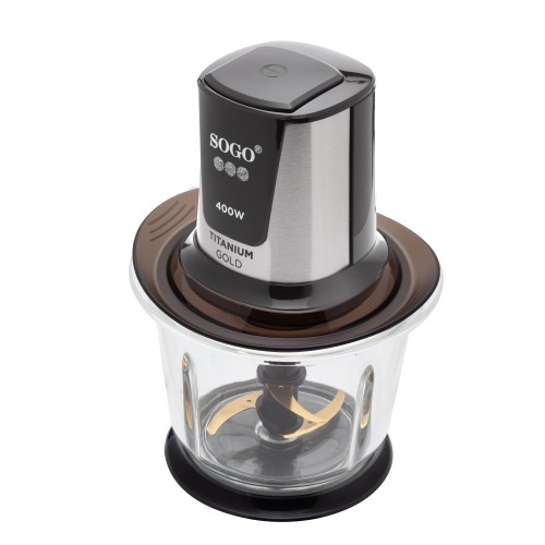 Sogo PIC-SS-5260 picadora eléctrica de alimentos 1,5 L 400 W Negro Sogo PIC-SS-5260 picadora eléctrica de alimentos 1,5 L 400 W Negro