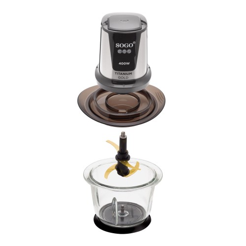 Sogo PIC-SS-5260 picadora eléctrica de alimentos 1,5 L 400 W Negro Sogo PIC-SS-5260 picadora eléctrica de alimentos 1,5 L 400 W Negro