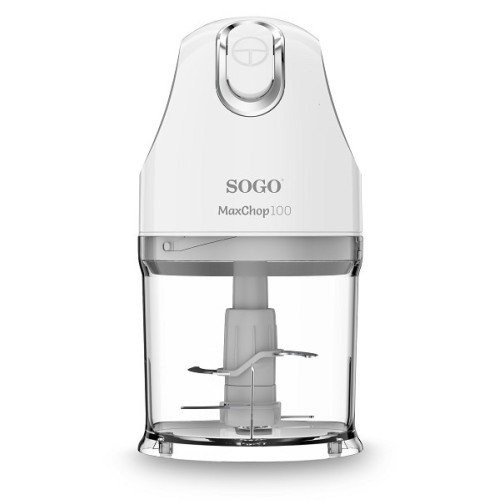 Sogo MAXCHOP 100 picadora eléctrica de alimentos 0,5 L 100 W Transparente, Blanco