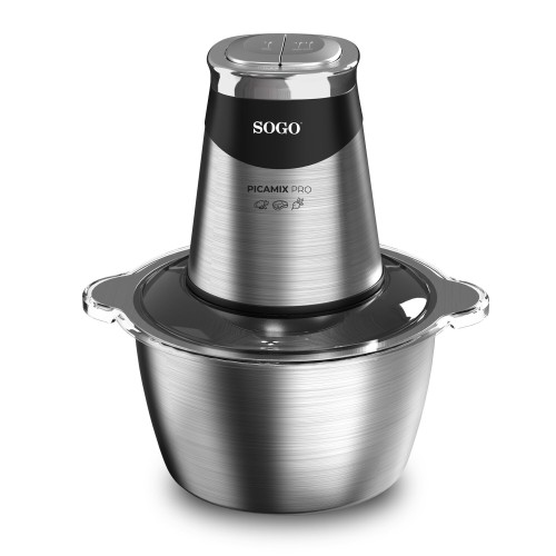 Sogo PIC-SS-5262 picadora eléctrica de alimentos 1,8 L 500 W Acero inoxidable Sogo PIC-SS-5262 picadora eléctrica de alimentos 1,8 L 500 W Acero inoxidable