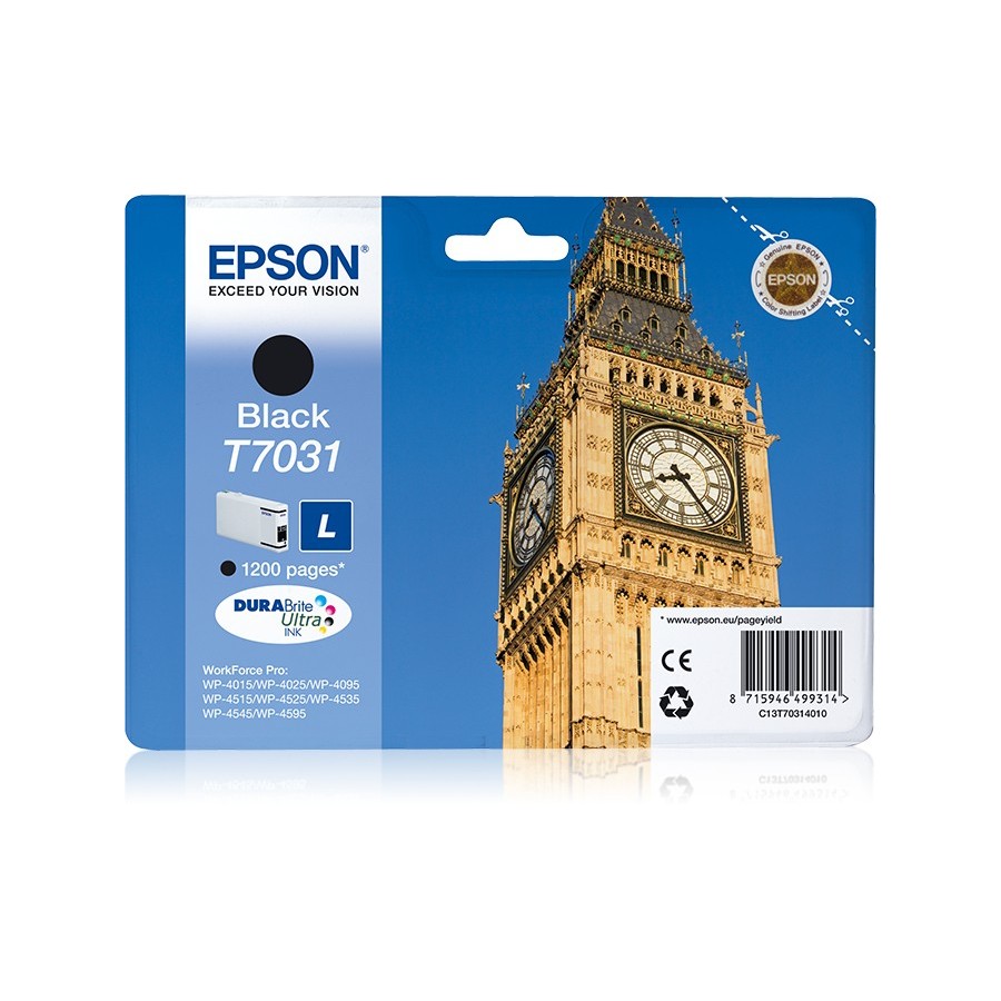 Epson Big Ben Cartucho T70314010 negro L