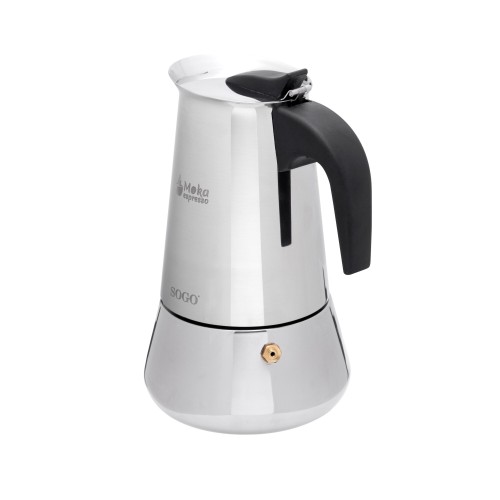 Sogo CAF-SS-7625 cafetera manual Cafetera italiana Acero inoxidable