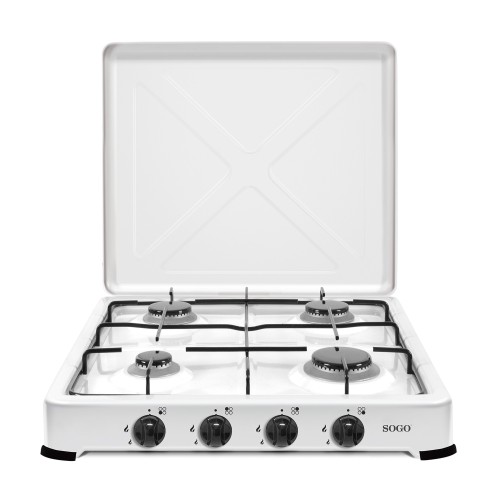 Sogo COC-SS-10270 hobs Blanco Encimera 49 cm Encimera de gas 4 zona(s)