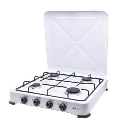 Sogo COC-SS-10270 hobs Blanco Encimera 49 cm Encimera de gas 4 zona(s)