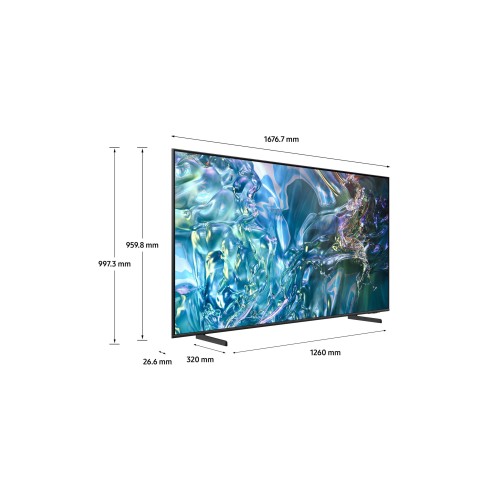 Samsung Q64D TQ75Q64DAU 190,5 cm (75") 4K Ultra HD Smart TV Wifi Gris