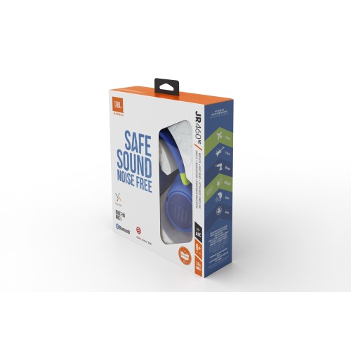 JBL JR460 NC Auriculares Inalámbrico Diadema Música USB Tipo C Bluetooth Azul