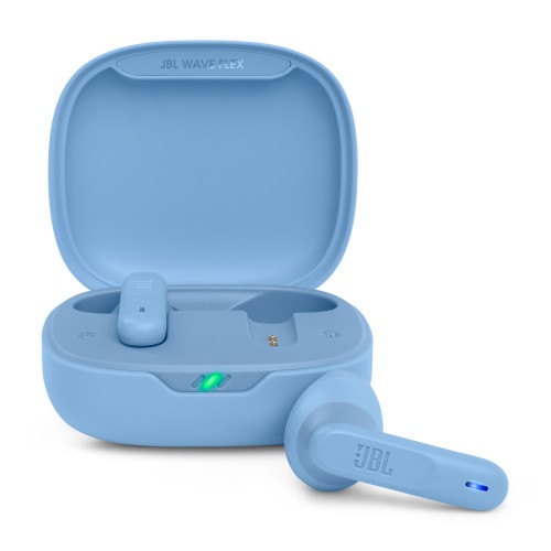 JBL Wave Flex Auriculares True Wireless Stereo (TWS) Dentro de oído Llamadas Música Deporte Uso diario Bluetooth Azul
